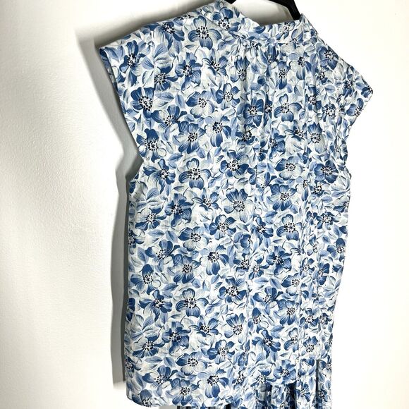 The Great. SET Sz 0 / XS Light Sky Pressed Floral The Knoll Skirt & Wren Top - Picture 8 of 16